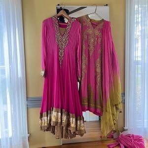 Two Anarkali Indian suits
